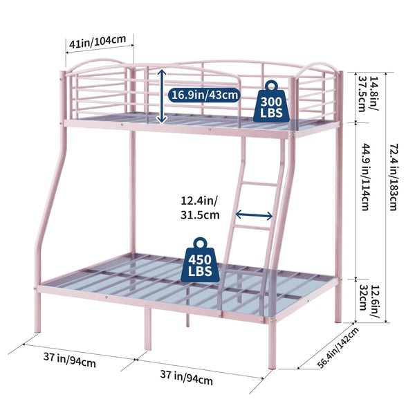 Twin Corner Bed with Desk & Storage