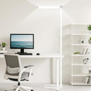 120W LED Floor Lamp with Dual Light Sources & Knob Dimming – Full Spectrum, 4000K, 10000LM