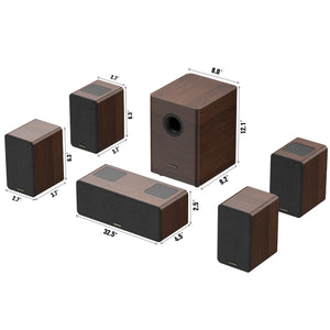 5.1.4 Dolby Atmos Home Theater System – 900W with Subwoofer & Surround Speakers