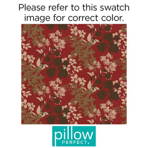 Reversible Floral Stripe Chaise Lounge Cushion – Indoor Outdoor, Weather & Fade Resistant