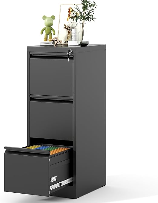 Metal Filing Cabinet with Lock – 2, 3, 4 & 5 Drawer Options