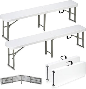 6ft Folding Bench with Carrying Handle & Lock