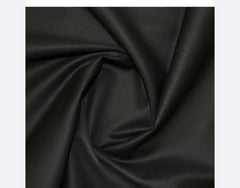 100% Wool Gabardine Fabric by the Yard – Black