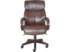Executive Bonded Leather Office Chair – Brown