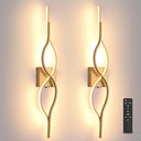 Battery Operated LED Wall Sconces Set of 2 – Dimmable, Remote Control