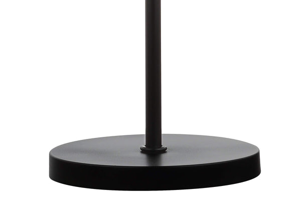 22.5" Oil Rubbed Bronze 2-Light Crystal and Iron Table Lamp