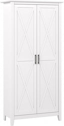 Tall Storage Cabinet with Doors – 5-Shelf Accent Cabinet