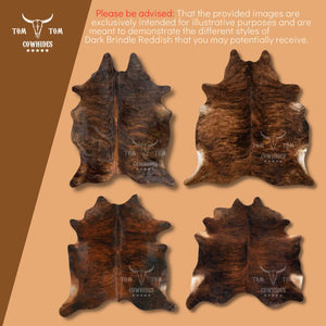 Natural Cowhide Rug 6x7 – Hair-On Leather Area Rug