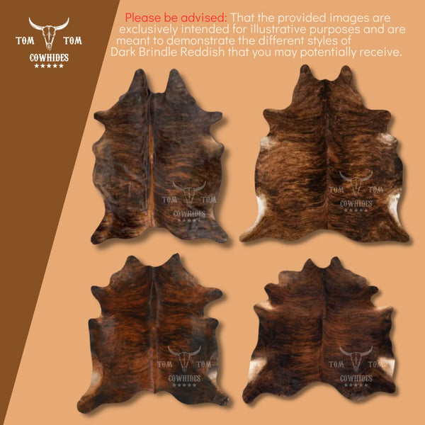 Natural Cowhide Rug 6x7 – Hair-On Leather Area Rug