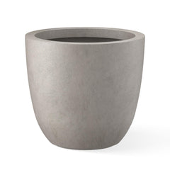 Round Concrete Planter 18-Inch