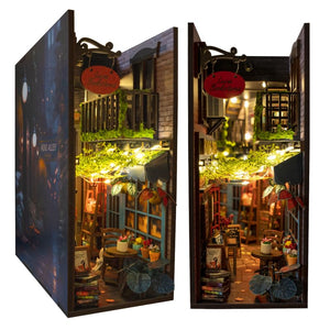 DIY Book Nook Miniature Kit with LED Lights