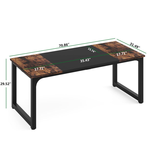 Extra Large Executive Office Desk – Industrial Style