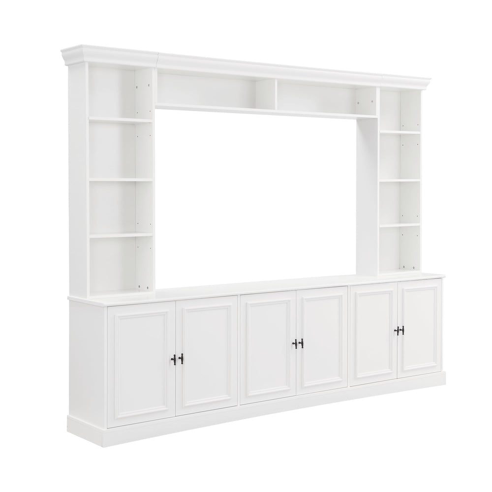 4-Piece Entertainment Center Wall Unit for TVs up to 70"
