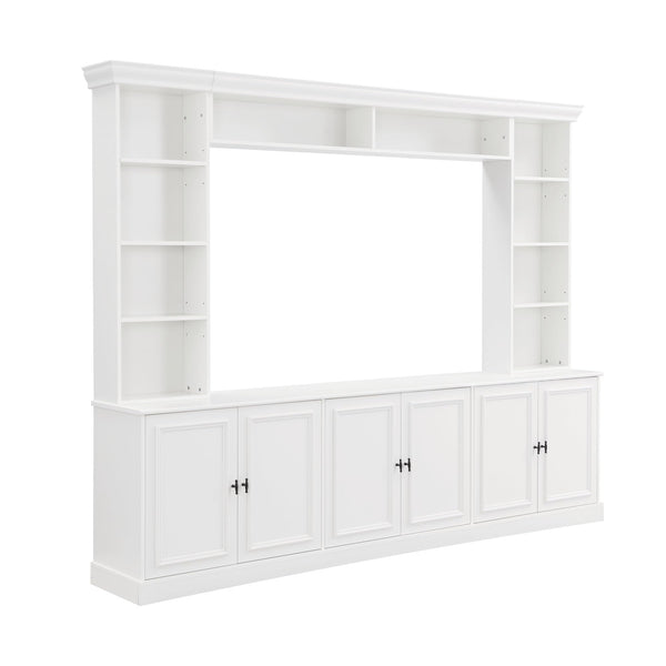 4-Piece Entertainment Center Wall Unit for TVs up to 70"
