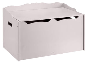 Kids Wooden Toy Storage Chest with Safety Lid