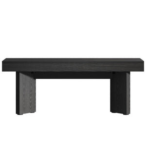 47" Farmhouse Wooden Dining Bench