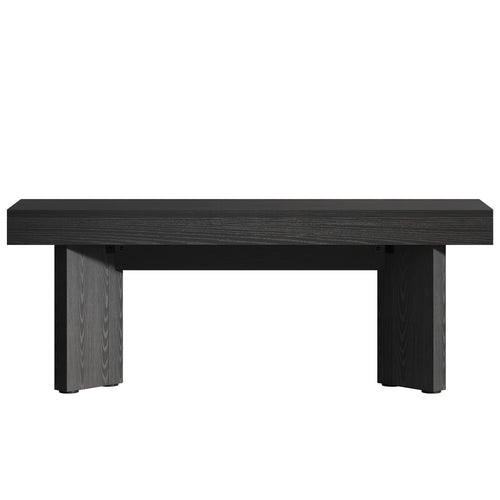 47" Farmhouse Wooden Dining Bench