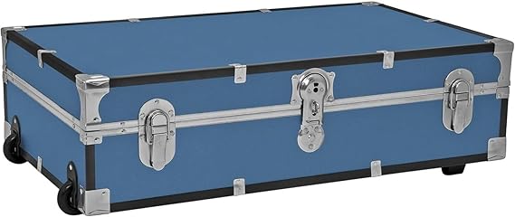 Under-Bed Storage Trunk with Wheels & Lock