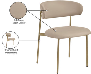 Vegan Leather Dining Chair Set of 2