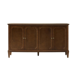 Mid-Century Modern Sideboard Cabinet with 4-Door Storage