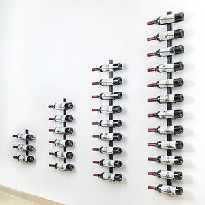 Wall-Mounted Metal Wine Rack – 9, 12, 24 & 36 Bottle Organizer