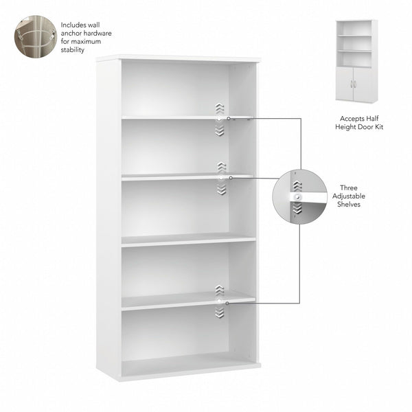 5-Shelf Tall Bookcase