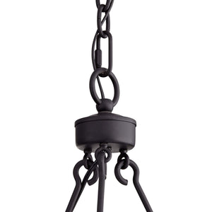Rustic Antler Chandelier – 6-Light Round Ceiling Fixture