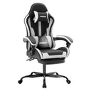 Ergonomic Gaming Chair with Footrest & Lumbar Support