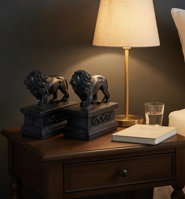 Lion Bookends Set of 2
