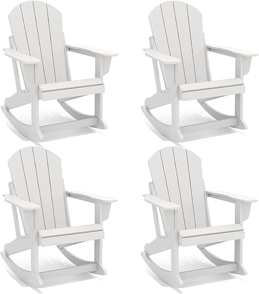 HDPE Adirondack Rocking Chair – Outdoor Porch Rocker