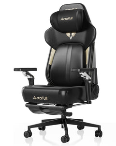 Ergonomic Gaming Chair with Lumbar Support, Massage & Heated Seat