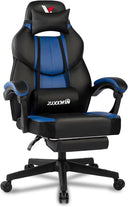 Big & Tall Gaming Chair with Footrest, 400 lbs