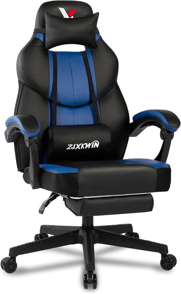Big & Tall Gaming Chair with Footrest, 400 lbs