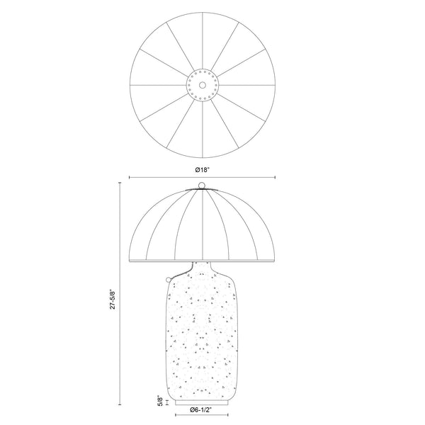Crosby 18-in Table Lamp