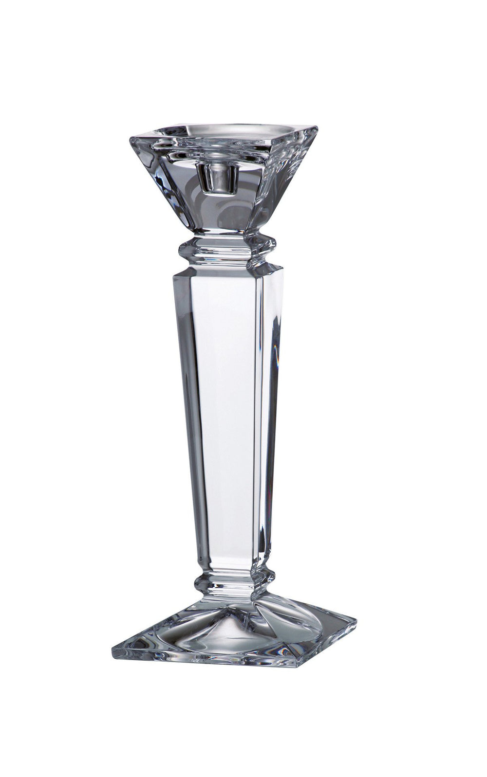 Crystal Glass Candlestick Holder 12 Inch
