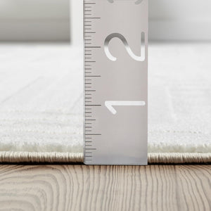 Cream Geometric Area Rug