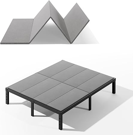 Foldable Bunkie Board with Breathable Mattress Support