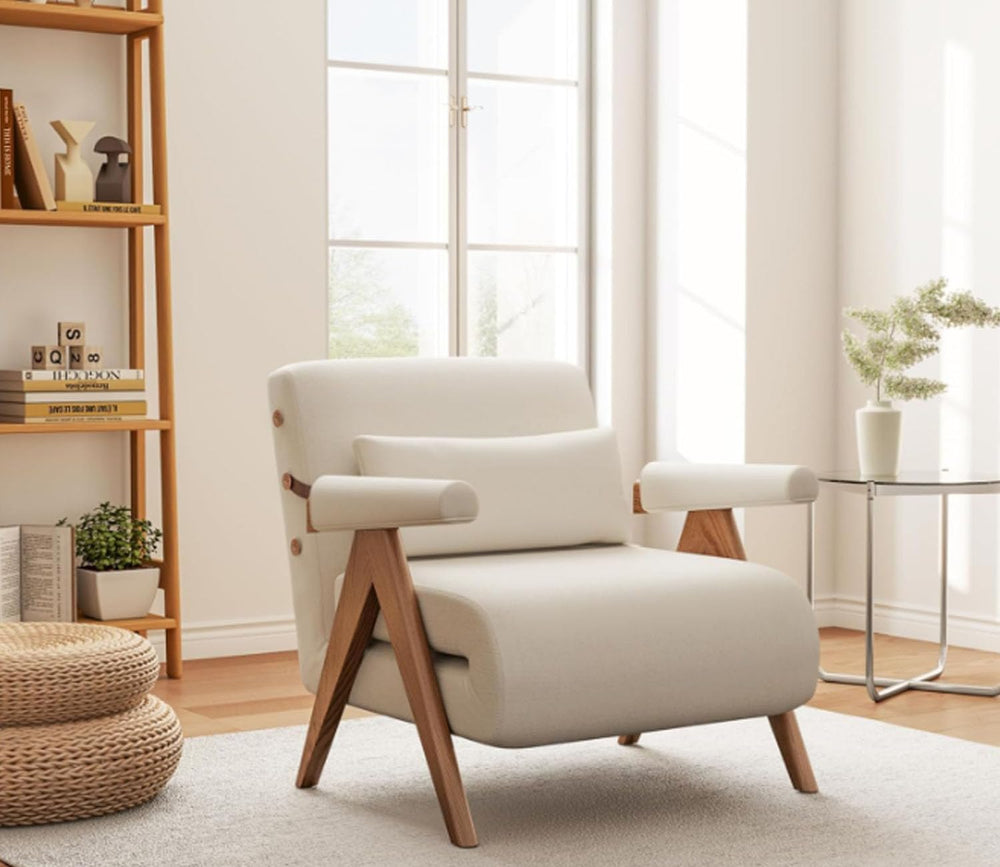 3-in-1 Convertible Sleeper Chair Sofa Bed with Adjustable Backrest