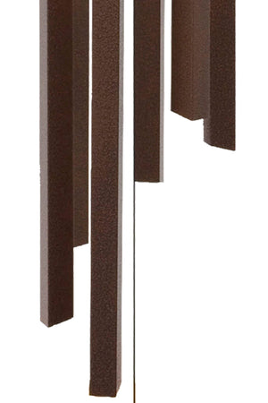 65" Large Bronze Wind Chime – Powder-Coated Aluminum Tubes