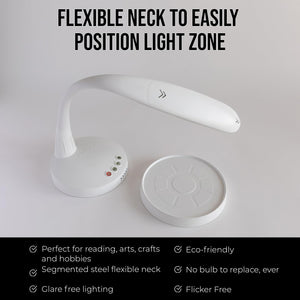 Portable Dimmable Task Lamp with Remote Control