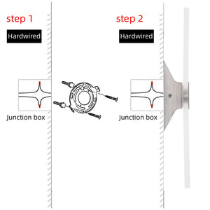 Modern LED Wall Sconce – Hardwired Up Down Light