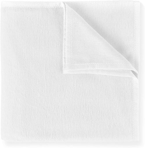 All Seasons Cotton Throw Blanket – White