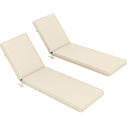 Outdoor Chaise Lounge Cushions Set of 2