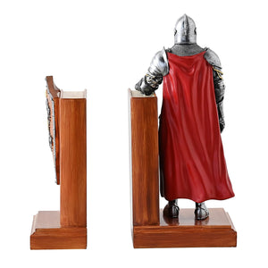 Medieval Armored Warrior Bookends