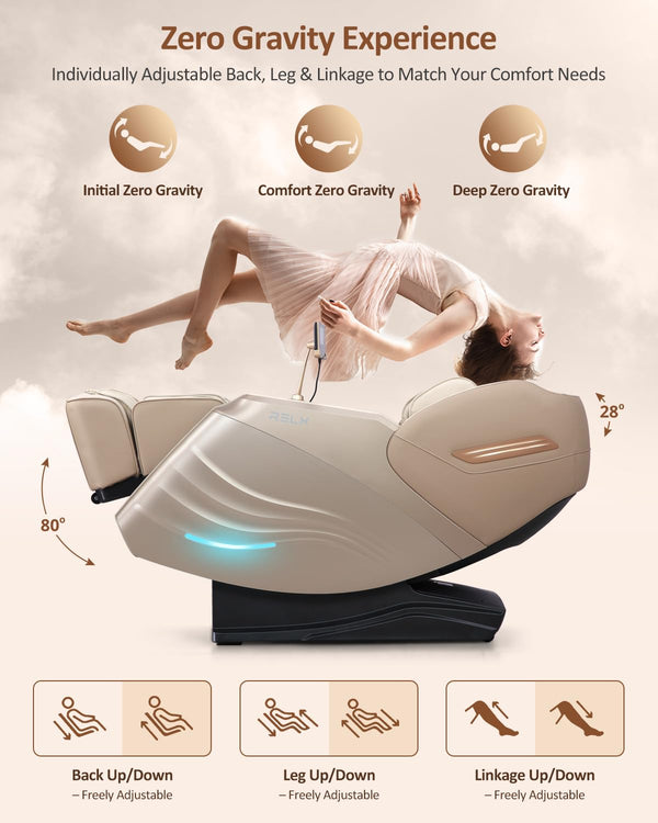 Full Body Massage Chair with Zero Gravity SL-Track