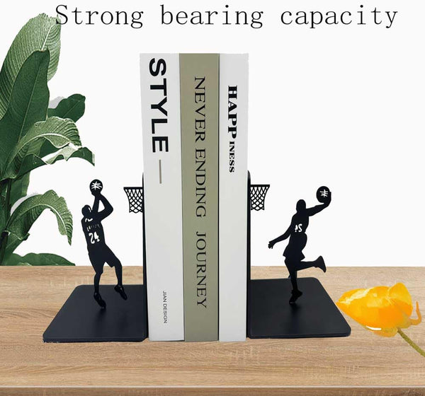 Metal Basketball Bookends