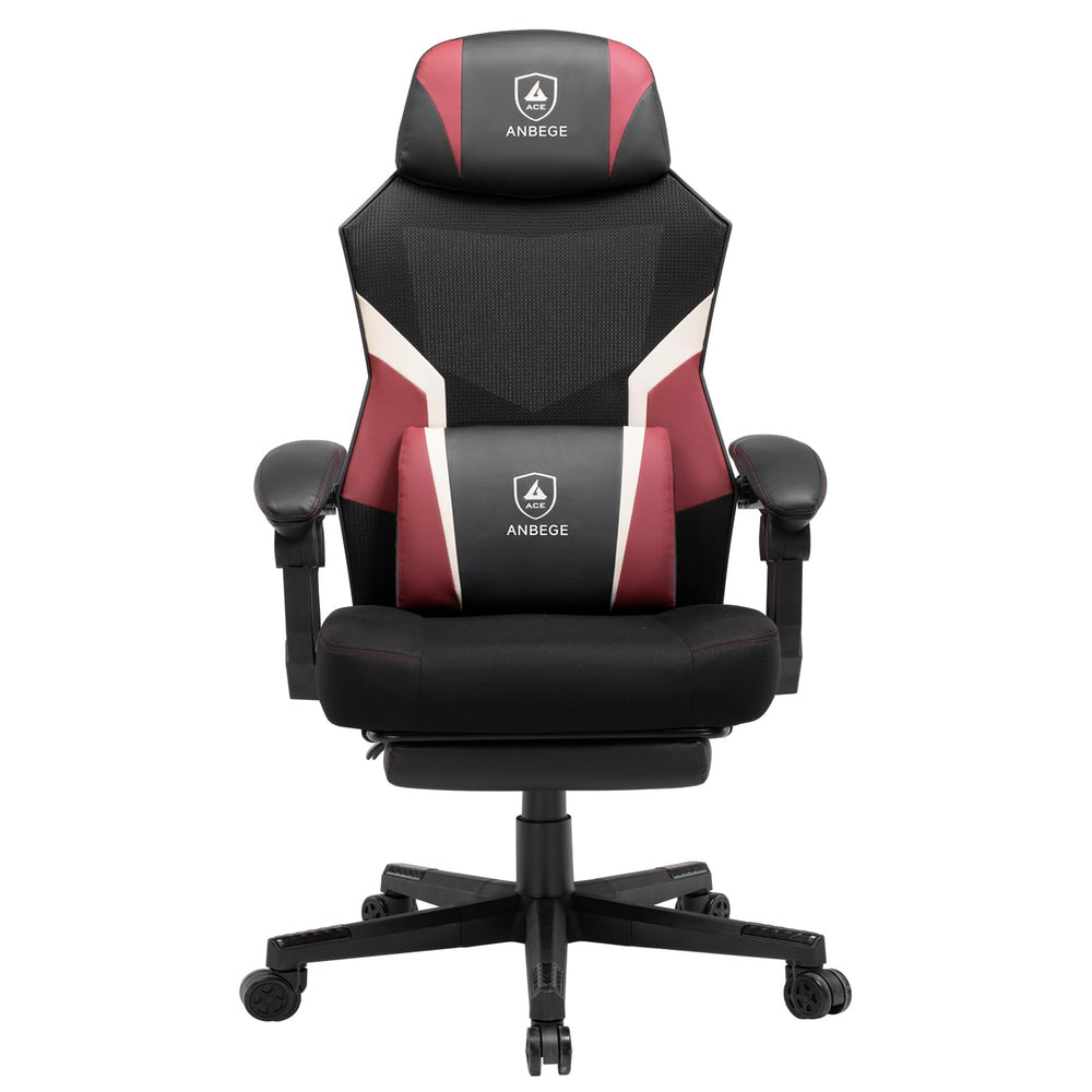 Ergonomic Mesh Gaming Chair with Footrest