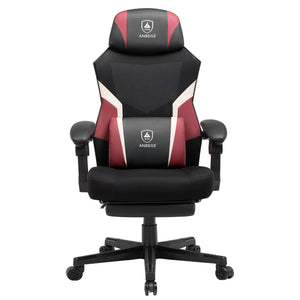 Ergonomic Mesh Gaming Chair with Footrest