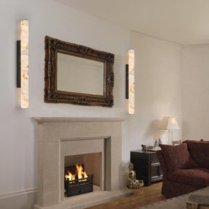 Alabaster Modern Wall Sconce – Large Linear LED Wall Light