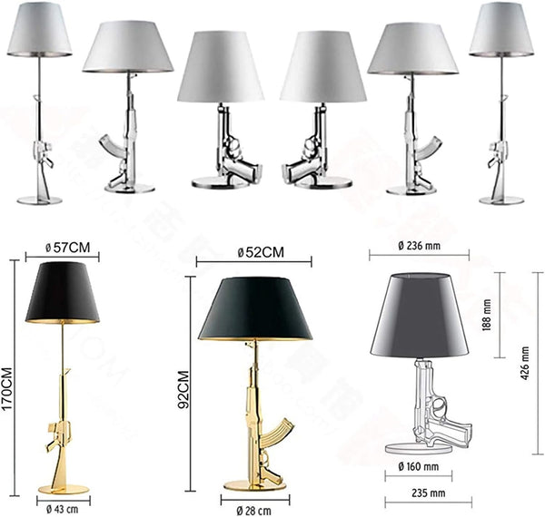 AK47 Gold LED Desk Lamp